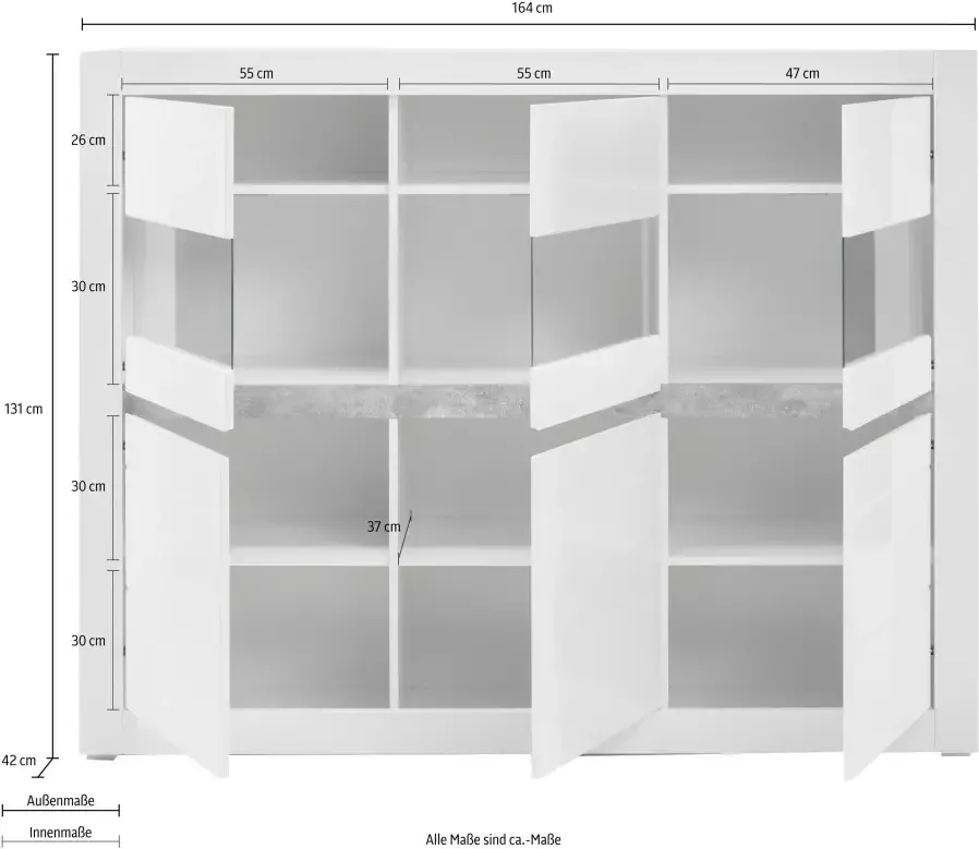 INOSIGN Highboard Carat - Foto 2