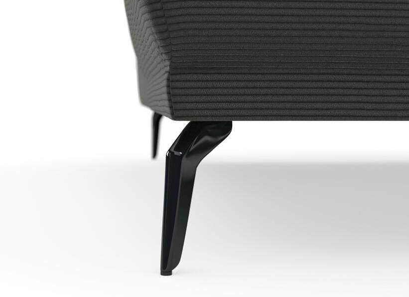 INOSIGN Hoekbank Coco L-vorm Verstelbare zitdiepte armleuning en hoofdeind cordbekleding poothoogte 15 cm - Foto 2