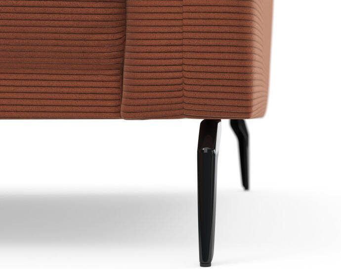 INOSIGN Hoekbank Coco L-vorm Verstelbare zitdiepte armleuning en hoofdeind cordbekleding poothoogte 15 cm - Foto 5