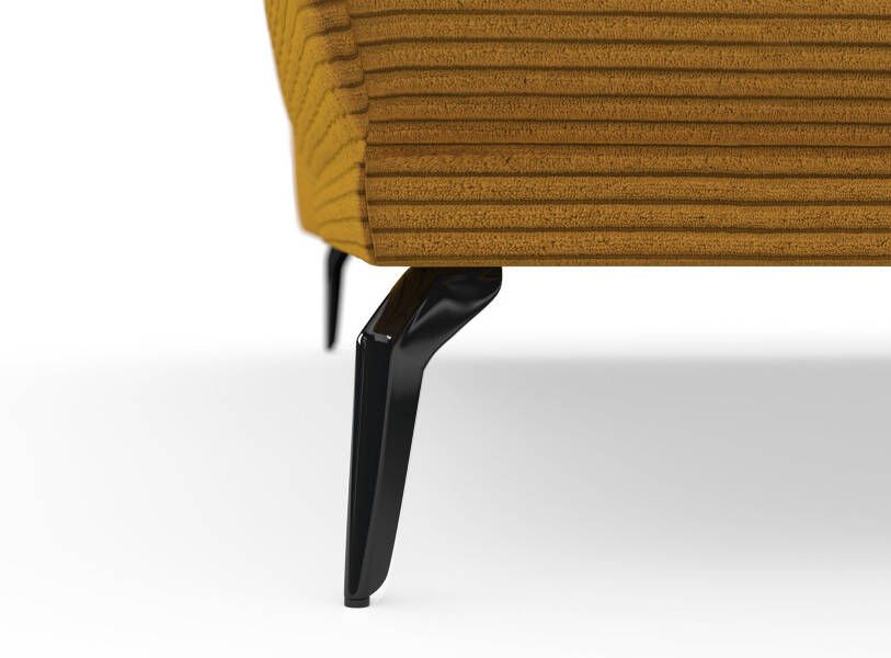 INOSIGN Hoekbank Coco L-vorm Verstelbare zitdiepte armleuning en hoofdeind cordbekleding poothoogte 15 cm - Foto 3