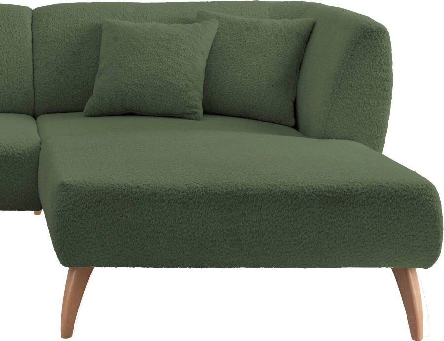 INOSIGN Hoekbank Colori gestoffeerde meubelen met tijdloos elegante rugleuning. L-vorm - Foto 3