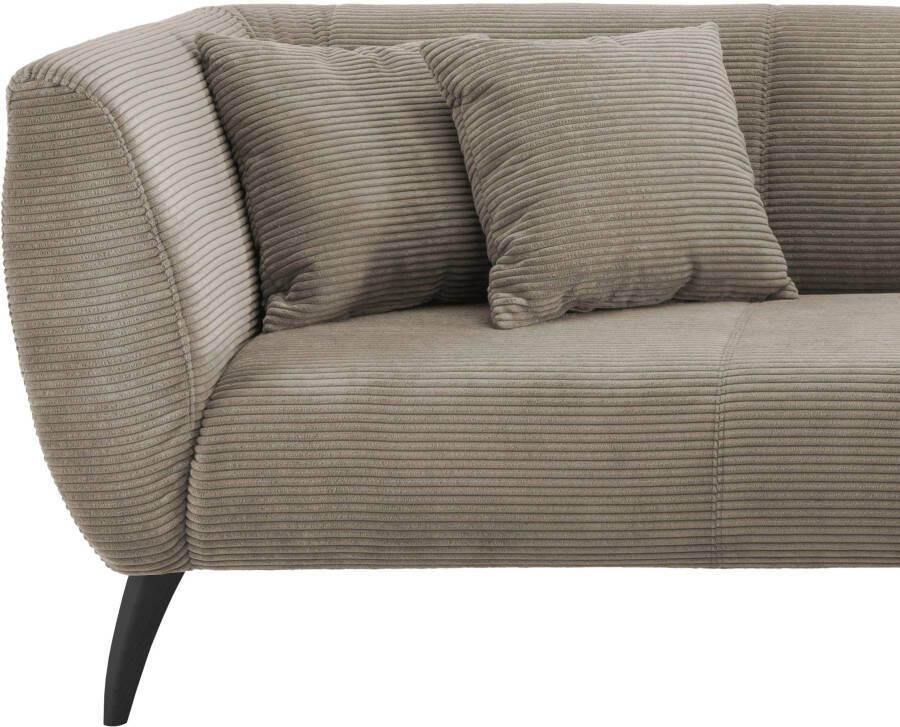 INOSIGN Hoekbank Colori gestoffeerde meubelen met tijdloos elegante rugleuning. L-vorm
