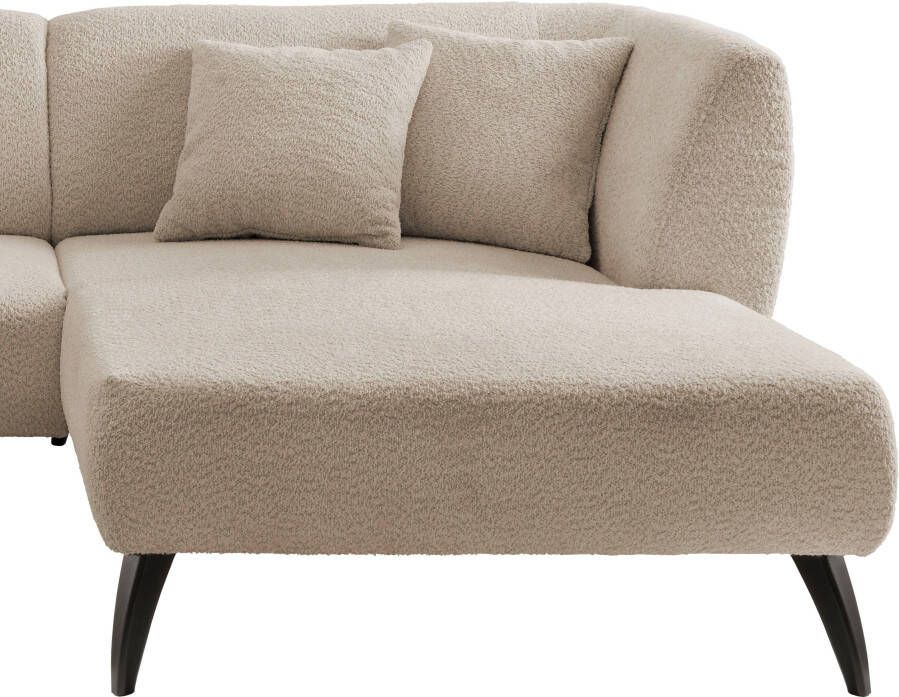 INOSIGN Hoekbank Colori L-vorm Houtkleur voetkeuze inclusief 4x sierkussens - Foto 3