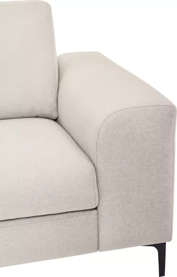 INOSIGN Hoekbank Henry met metalen poten in een modern design