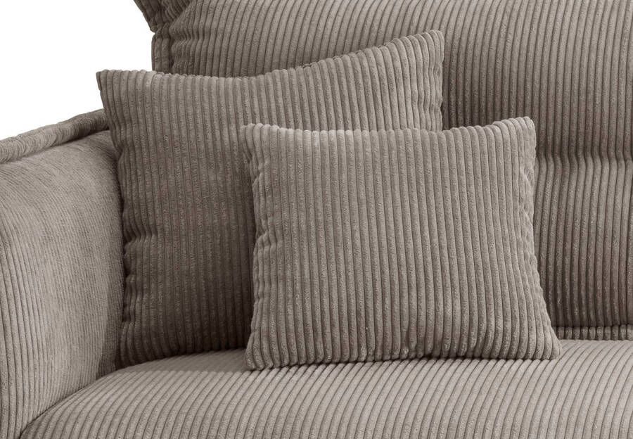 INOSIGN Hoekbank Lazio modern en comfortabel smalle armleuningen geweldige detailafwerking - Foto 3