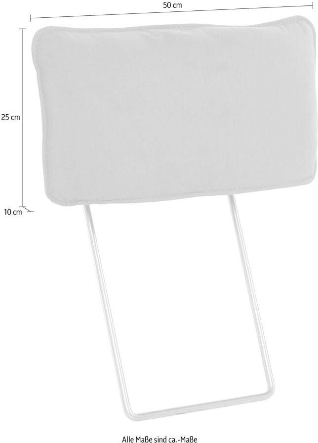 INOSIGN Hoofdsteun Birkholm passend bij de birkholm-serie bxdxh van het kussen: 50 x 10 x 25 cm (set 2 stuks) - Foto 6