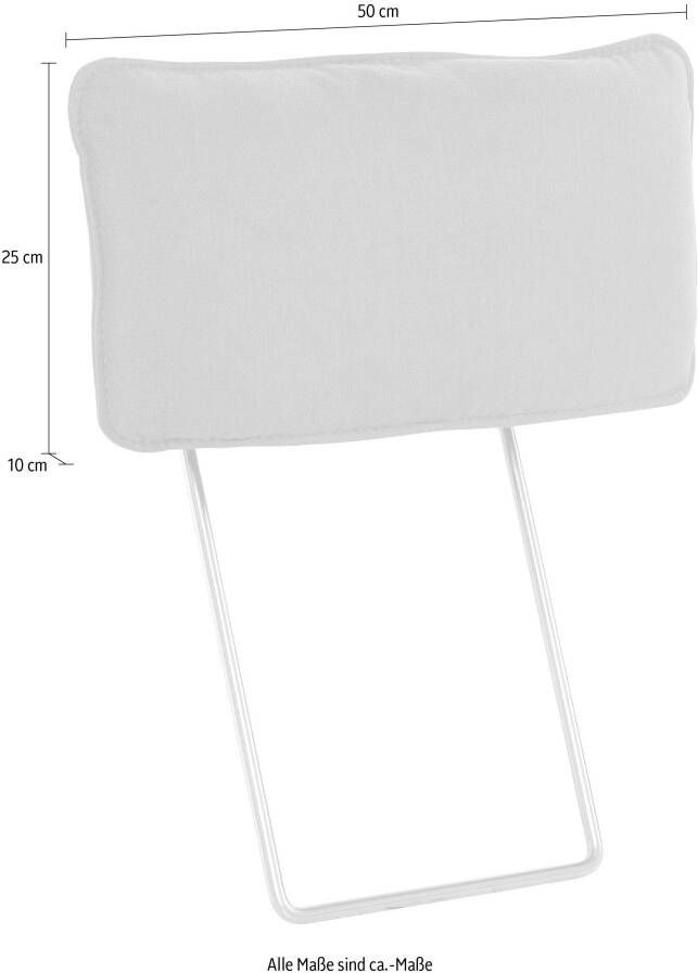 INOSIGN Hoofdsteun Birkholm passend bij de birkholm-serie bxdxh van het kussen: 50 x 10 x 25 cm (set 2 stuks) - Foto 5