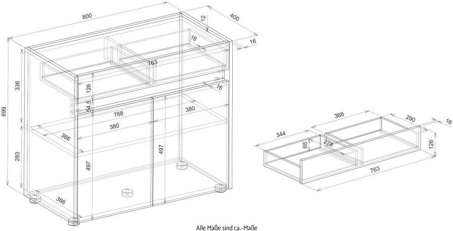 INOSIGN Kast City Giron Archiefkast gezellig thuiskantoor breedte 80 cm - Foto 8