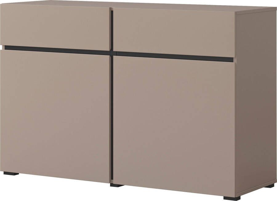 INOSIGN Dressoir Cross Breite 119 5 cm moderne grifflose Kommode 2 Türen 2 Schubkästen - Foto 2