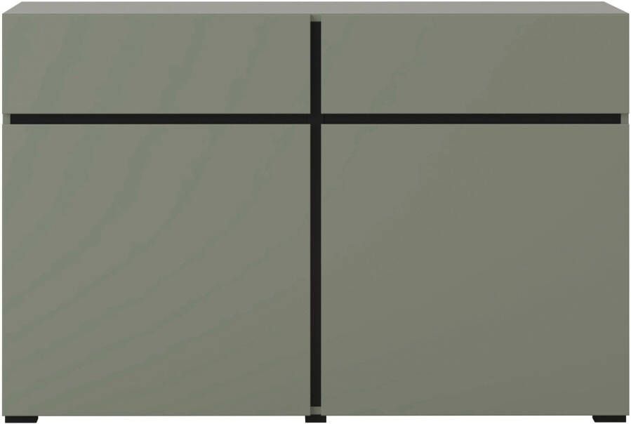 INOSIGN Dressoir Cross Breite 119 5 cm moderne grifflose Kommode 2 Türen 2 Schubkästen - Foto 4