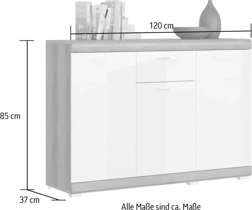 INOSIGN Kast Siena Breedte 120 cm - Foto 3