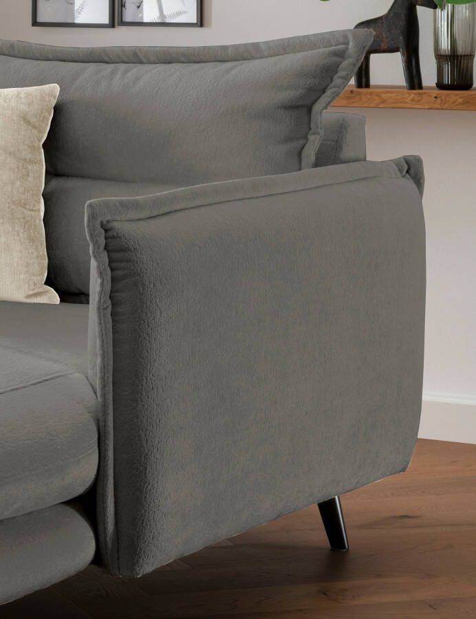 INOSIGN Loveseat LAZIO moderne fauteuil met een comfortabele bekleding 2 stuks decoratieve sierkussens - Foto 4