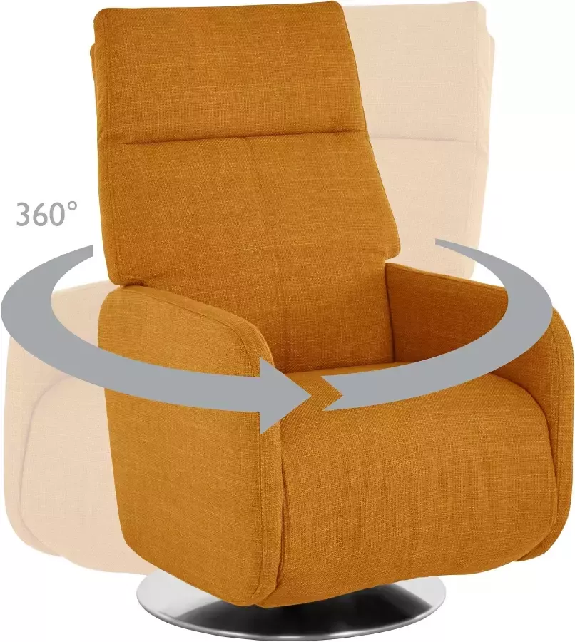 INOSIGN Relaxfauteuil Trivento Relaxsesel Drehsessel met relax- en draaifunctie ook in cord - Foto 1