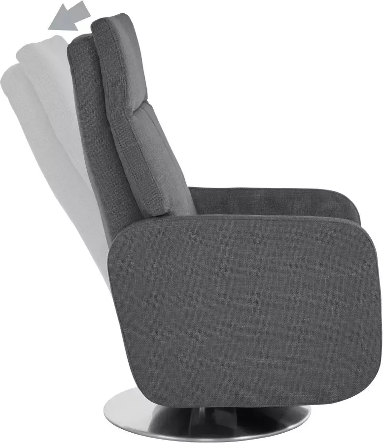 INOSIGN Relaxfauteuil Trivento Relaxsesel Drehsessel met relax- en draaifunctie ook in cord - Foto 2