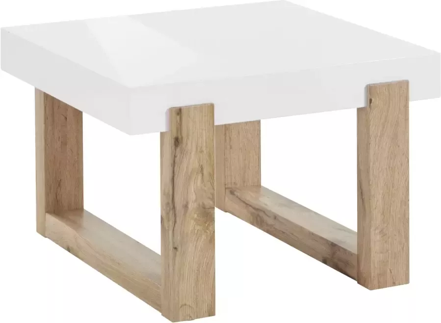INOSIGN Salontafel Solid hoogglanzend wit tafelblad in twee verschillende maten