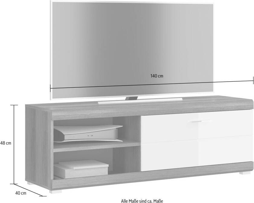 INOSIGN Tv-meubel Siena Breedte 140 cm - Foto 2