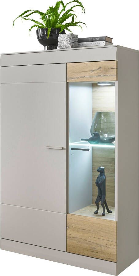 INOSIGN Vitrinekast SCARA met applicatie tineiken decor breedte 90 cm met soft-closefunctie - Foto 7