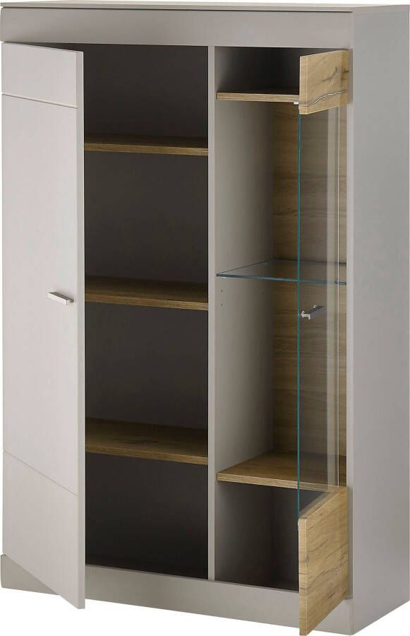 INOSIGN Vitrinekast SCARA met applicatie tineiken decor breedte 90 cm met soft-closefunctie - Foto 6