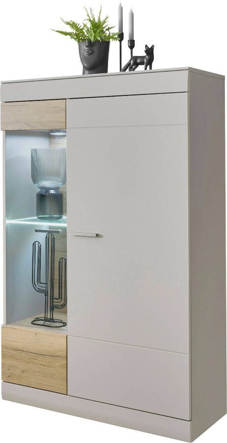 INOSIGN Vitrinekast SCARA met applicatie tineiken decor breedte 90 cm met soft-closefunctie - Foto 7