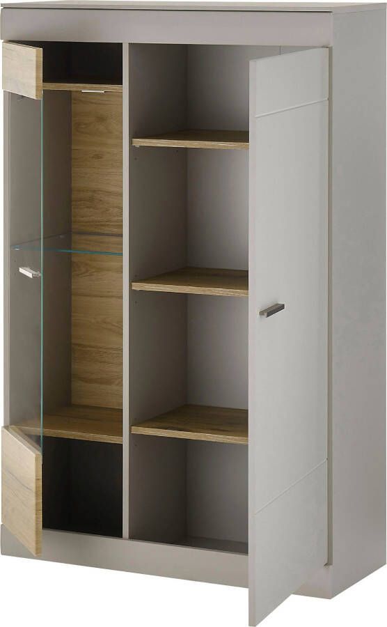 INOSIGN Vitrinekast SCARA met applicatie tineiken decor breedte 90 cm met soft-closefunctie - Foto 6