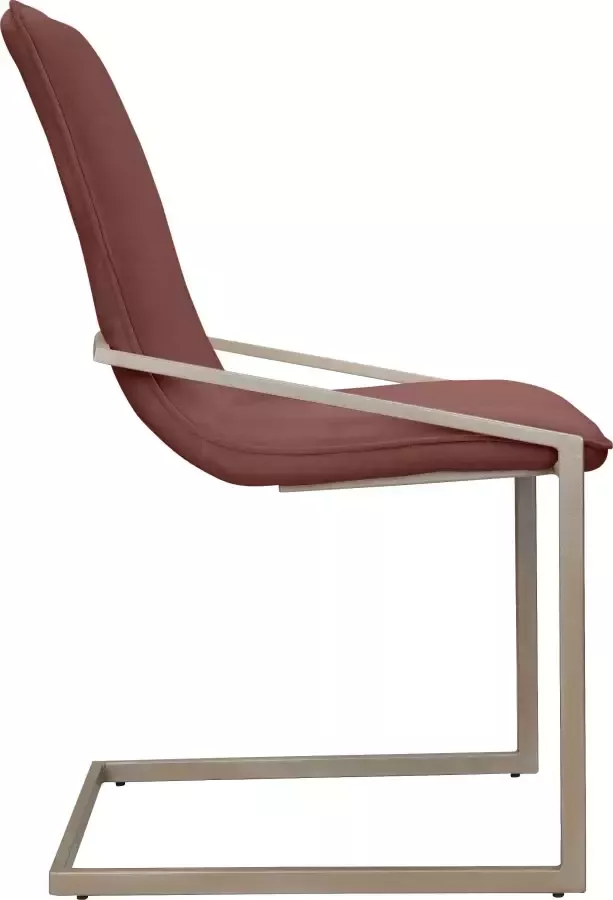 INOSIGN Vrijdragende stoel VIGGA met zachte fluwelen bekleding in verschillende kleurvarianten (set 2 stuks) - Foto 2