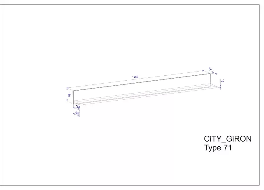 INOSIGN Wandmeubel City Giron Breedte ca. 350 cm (set 5-delig) - Foto 2