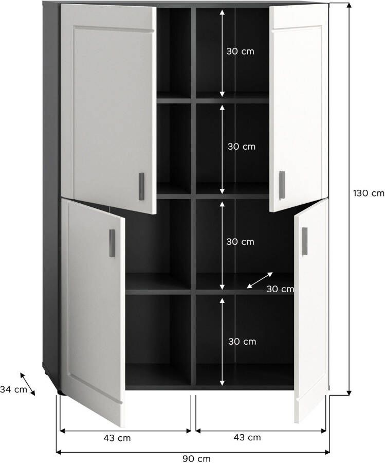 INOSIGN Wandmeubel Jarvi (3-delig) - Foto 1