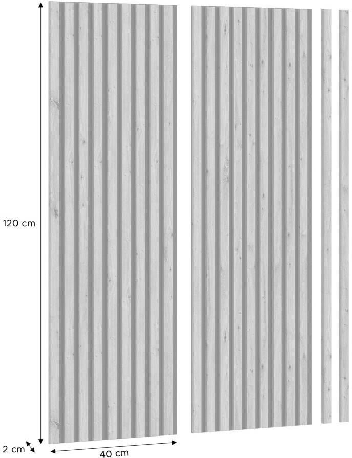 INOSIGN Wandpaneel Silencio 40x120 cm (2-delig) - Foto 2