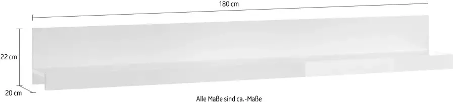 INOSIGN Wandplank Breedte ca. 140 en 180 cm - Foto 3