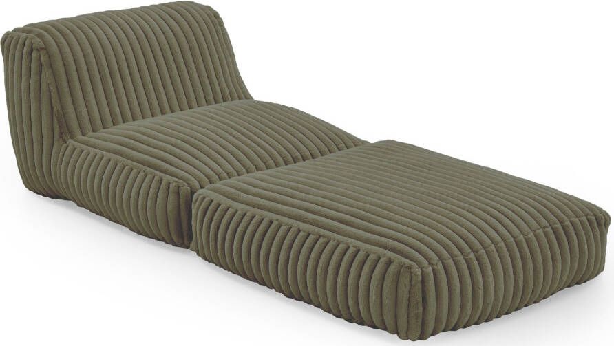 INOSIGN XXL-fauteuil Pia Loungestoel in Megacord 2 maten slaapfunctie en poef voetenbank functie - Foto 5