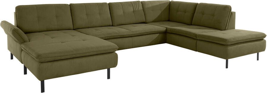 INOSIGN Zithoek Birkholm U-vorm Verstelbare armleuningen ook in Easy Clean bekleding met water te reinigen - Foto 3