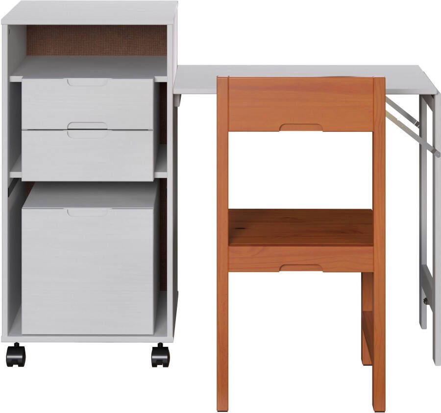 INTER-FURN Bureau Ostra slim met opklapbaar werkblad van 50 tot 122 cm uit te breiden - Foto 16