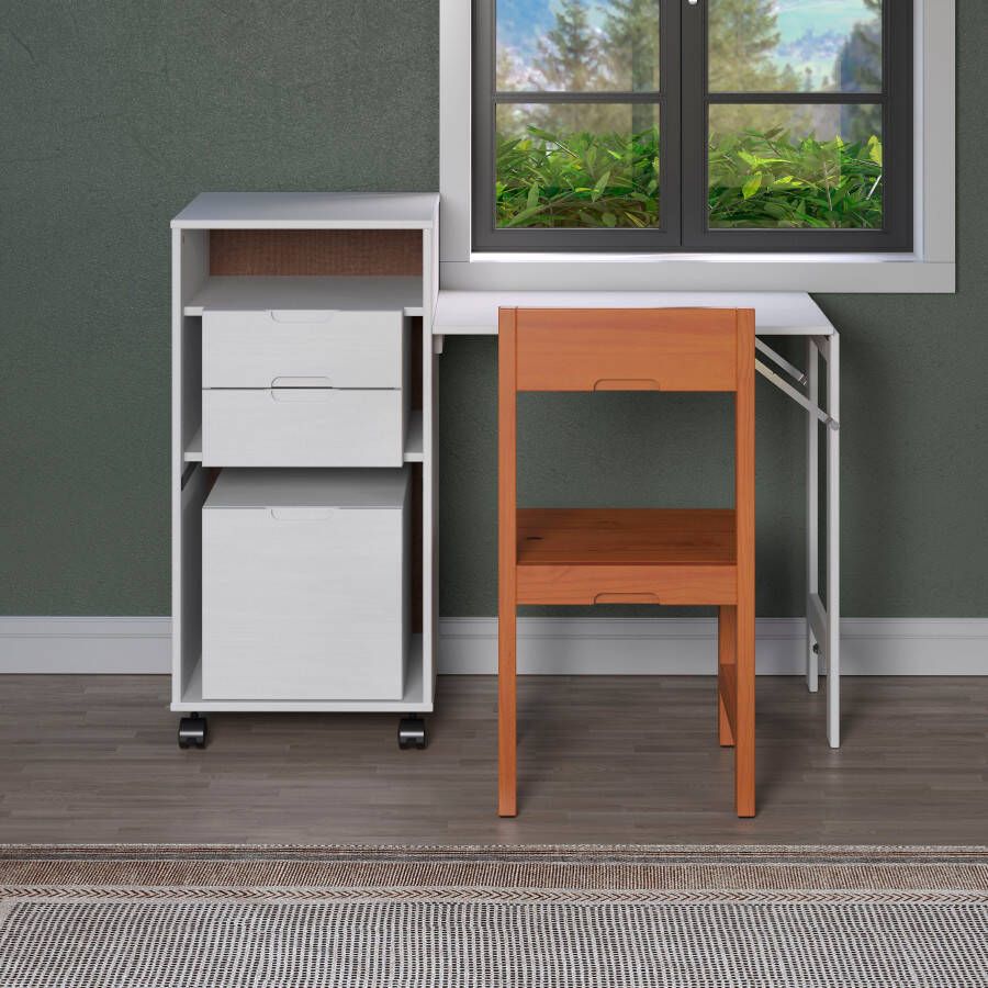 INTER-FURN Bureau Ostra slim met opklapbaar werkblad van 50 tot 122 cm uit te breiden - Foto 11