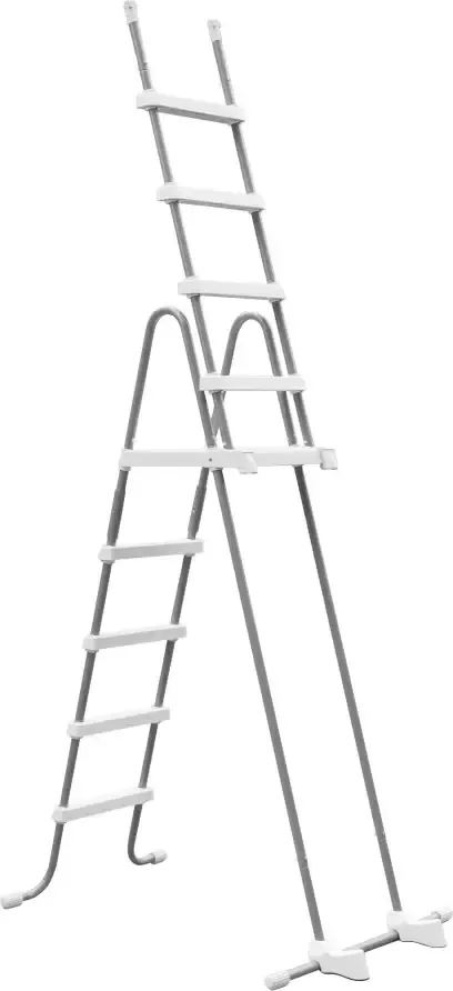 Intex Opzetzwembad Graphite Gray Panel Øxh: 478x124 cm inclusief zandfilter ladder met dek- en grondzeil(set) - Foto 5