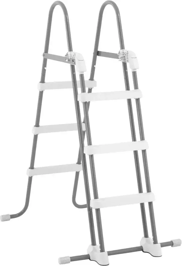 Intex Opzetzwembad Graphite Gray Panel Øxh: 478x124 cm inclusief zandfilter ladder met dek- en grondzeil(set) - Foto 4