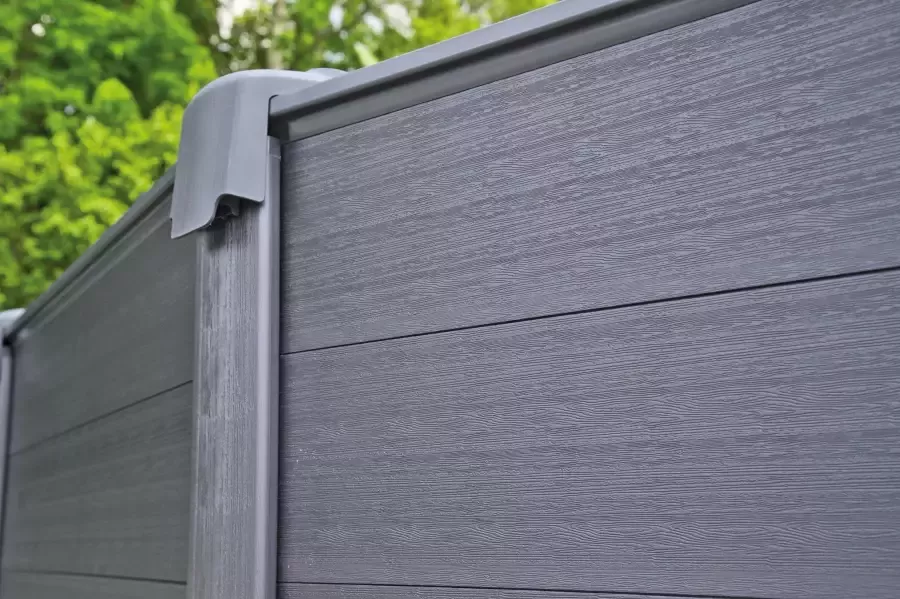 Intex Opzetzwembad Graphite Gray Panel Øxh: 478x124 cm inclusief zandfilter ladder met dek- en grondzeil(set) - Foto 3