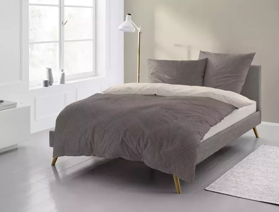 Irisette Tweezijdig te gebruiken overtrekset Alpaka-K 8414 gezellig warm en knuffelig (2-delig) - Foto 2