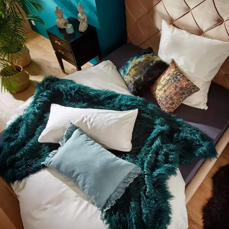 Janine Overtrekset Colors 31001 fijndradige uni dekbedovertrek voor alle seizoenen merkrits - Foto 1