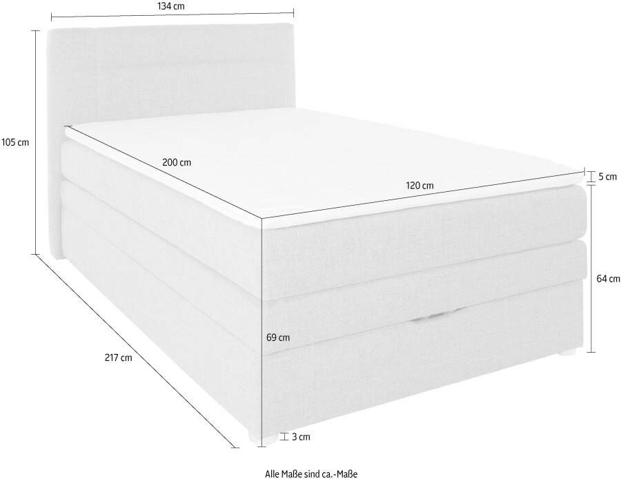 Jockenhöfer Gruppe Boxspring Carmen met bedkist en topmatras - Foto 4