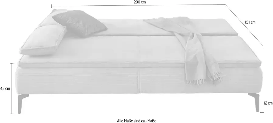 Jockenhöfer Gruppe Slaapbank Jonas geschikt als volwaardig bed met slaapfunctie en bedkist comfort - Foto 4
