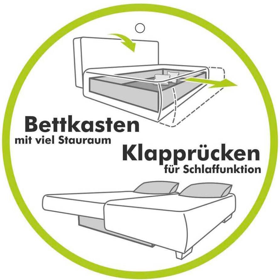 Jockenhöfer Gruppe Slaapbank Luzio inclusief slaapfunctie en veel bergruimte - Foto 1