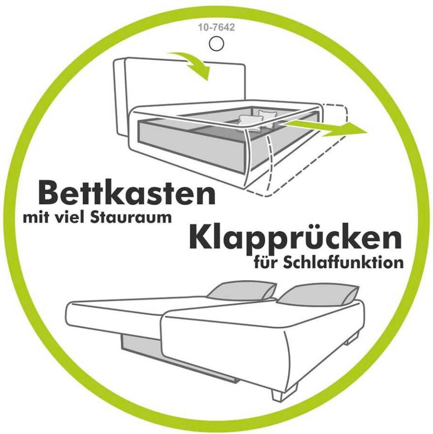Jockenhöfer Gruppe Slaapbank Picanto met slaapfunctie en bedkist onze permanent lage prijs