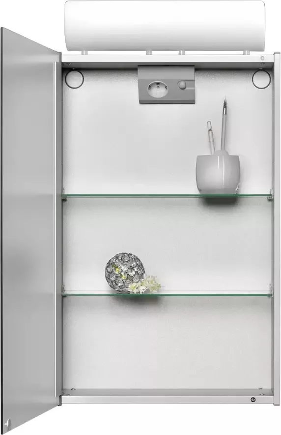 Home24 Spiegelkast SingleAlu(met verlichting ) Jokey