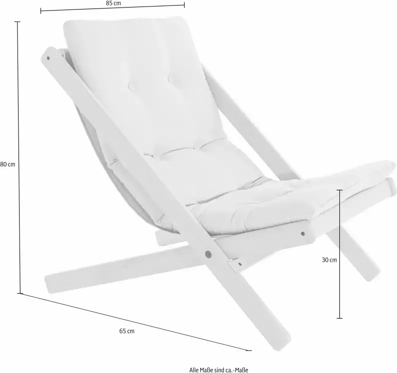 Karup Design BOOGIE RAW Loungestoel van naturel FSC beukenhout