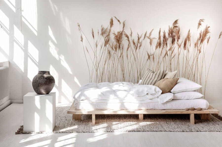 Karup Bedframe JAPAN BED Massief houten bed Japan gemaakt van massief grenen met lattenbodem bedombouw