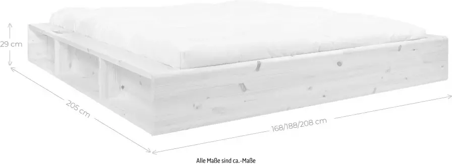 Karup Futonbed Ziggy in verschillende breedtes gecertificeerd massief hout - Foto 3