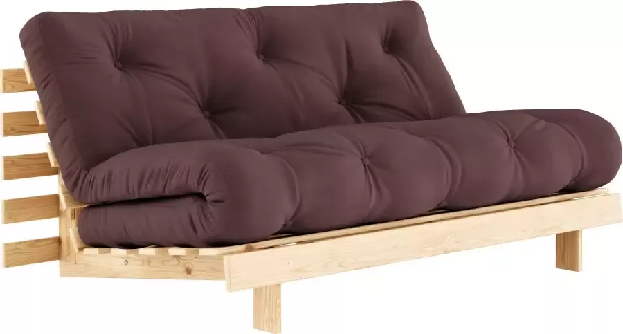 Karup Slaapbank Roots 160 slaapbank logeerbed bank met futonmatras Incl. futonmatras ligoppervlak 160x200 cm FSC gecertificeerd dennenhout (2 stuks) - Foto 5