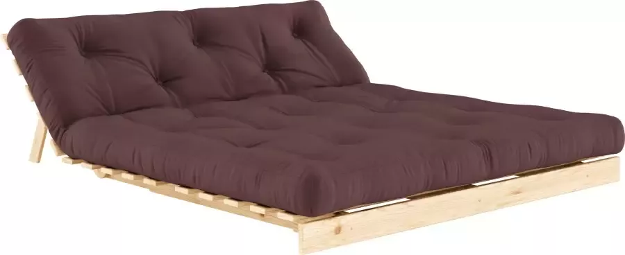 Karup Slaapbank Roots 160 slaapbank logeerbed bank met futonmatras Incl. futonmatras ligoppervlak 160x200 cm FSC gecertificeerd dennenhout (2 stuks) - Foto 6