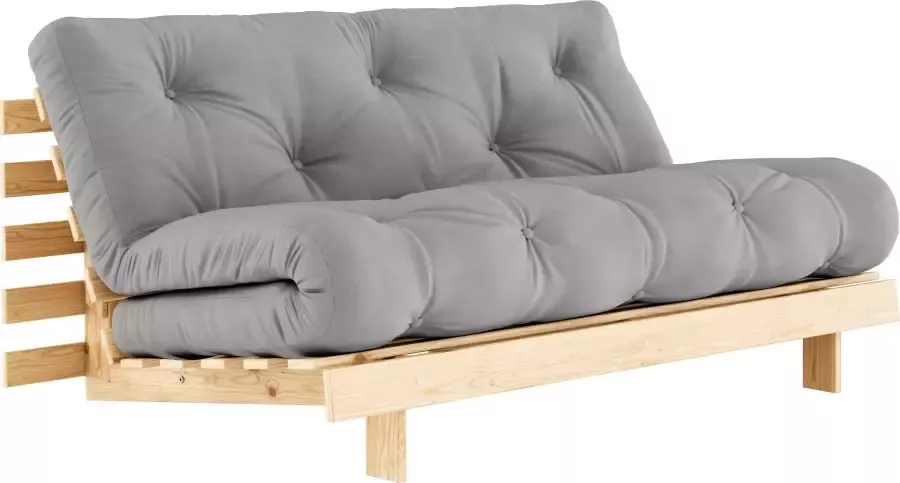 Karup Slaapbank Roots 160 slaapbank logeerbed bank met futonmatras Incl. futonmatras ligoppervlak 160x200 cm FSC gecertificeerd dennenhout (2 stuks) - Foto 5