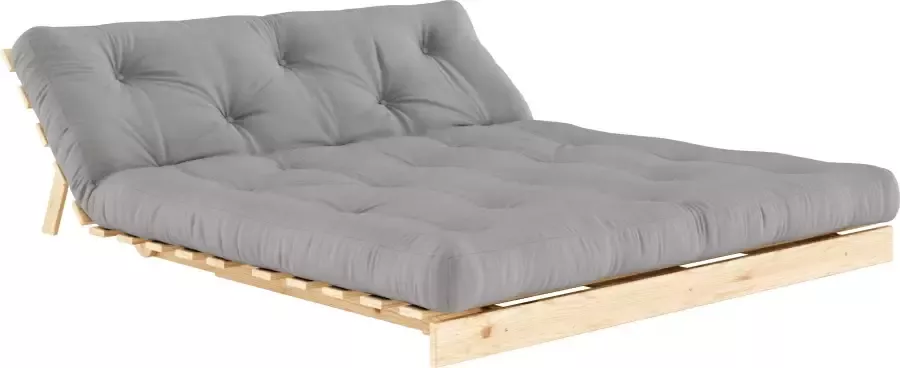 Karup Slaapbank Roots 160 slaapbank logeerbed bank met futonmatras Incl. futonmatras ligoppervlak 160x200 cm FSC gecertificeerd dennenhout (2 stuks) - Foto 6